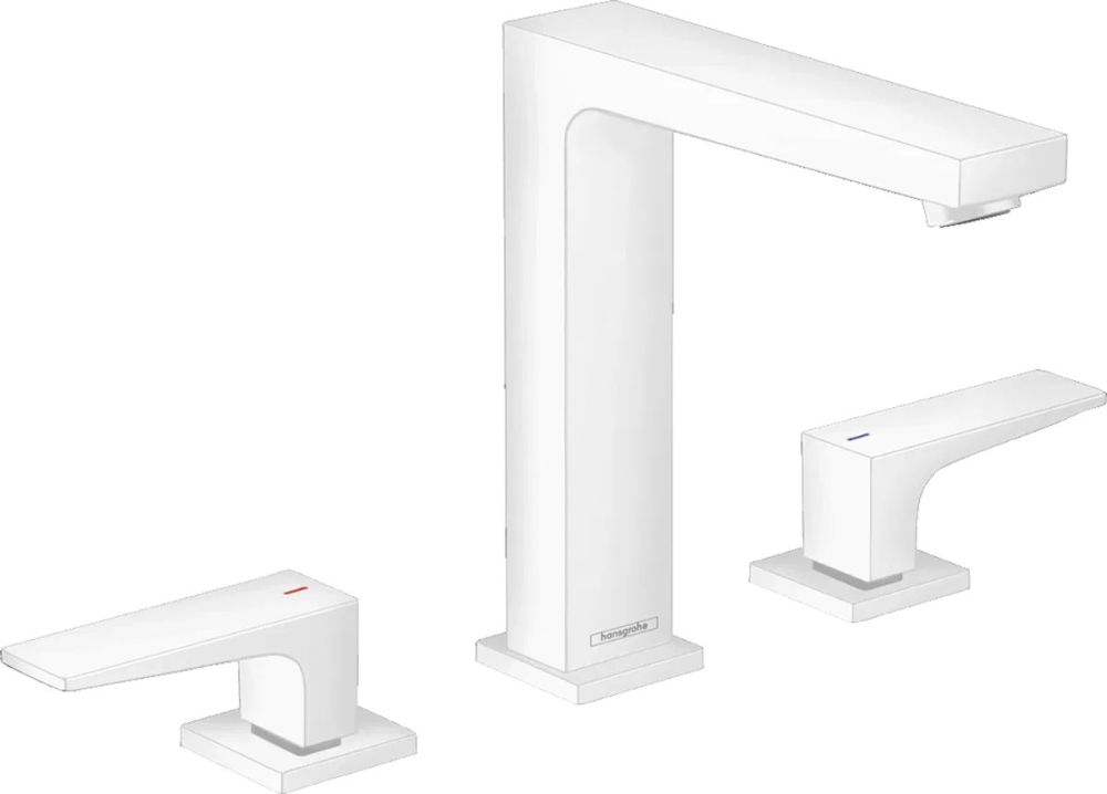 Змішувач для раковини Hansgrohe Metropol білий матовий 32515700