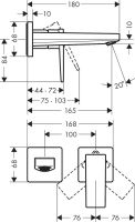 Змішувач для раковини Hansgrohe Metropol хром 32525000