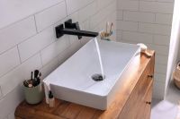 Змішувач для раковини Hansgrohe Metropol чорний матовий 32526670