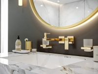 Смеситель для раковины Hansgrohe Metropol золото 32526990