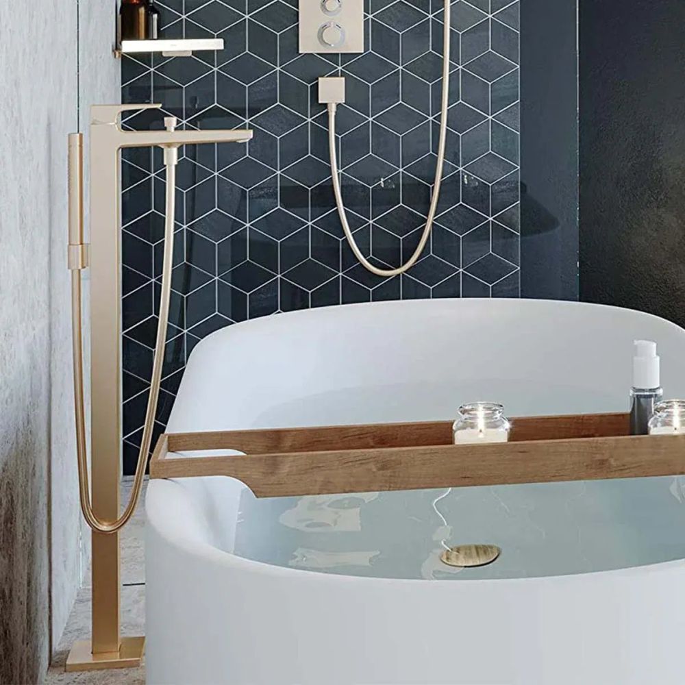 Змішувач для ванни Hansgrohe Metropol бронза 32532140 на підлогу