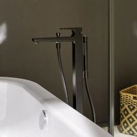 Змішувач для ванни Hansgrohe Metropol чорний матовий 32532670 на підлогу