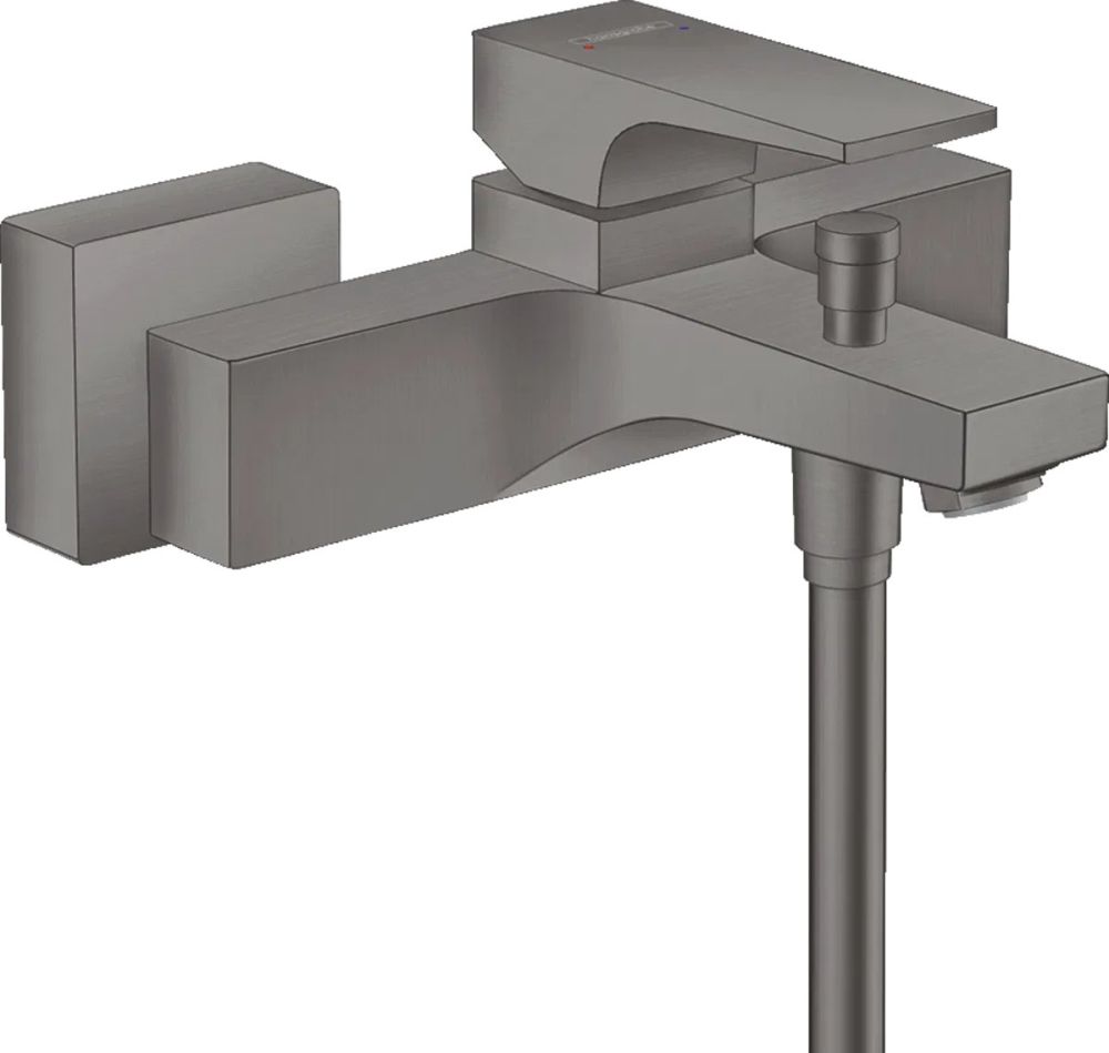 Смеситель для ванны Hansgrohe Metropol черный матовый хром 32540340