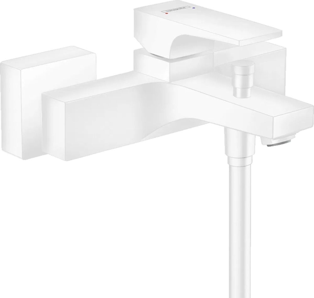 Смеситель для ванны Hansgrohe Metropol белый матовый 32540700