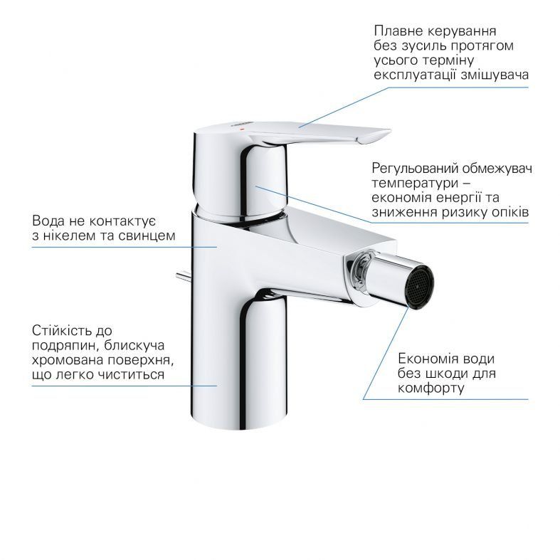Змішувач для біде Grohe Start хром 32560002