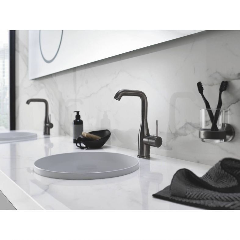 Змішувач для раковини Grohe Essence графіт темний матовий 32628AL1