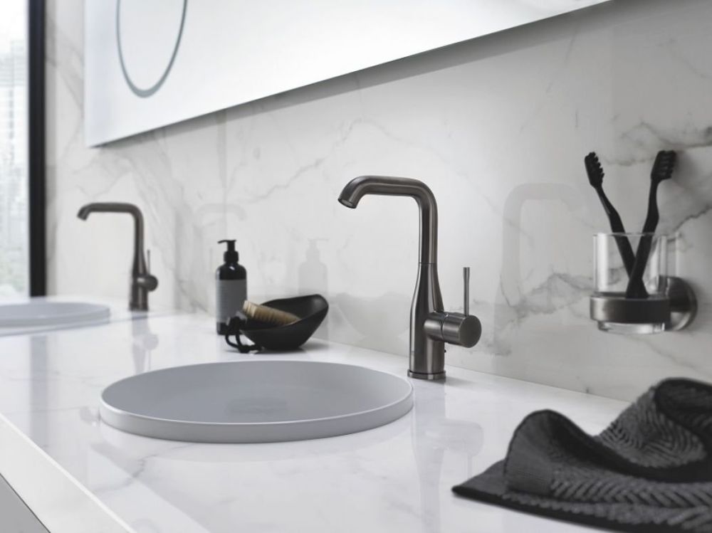 Змішувач для раковини Grohe Essence графіт темний матовий 32628AL1