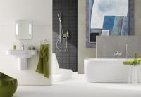 Змішувач для ванни Grohe Eurosmart Cosmopolitan хром 32832000 з душовим гарнітуром