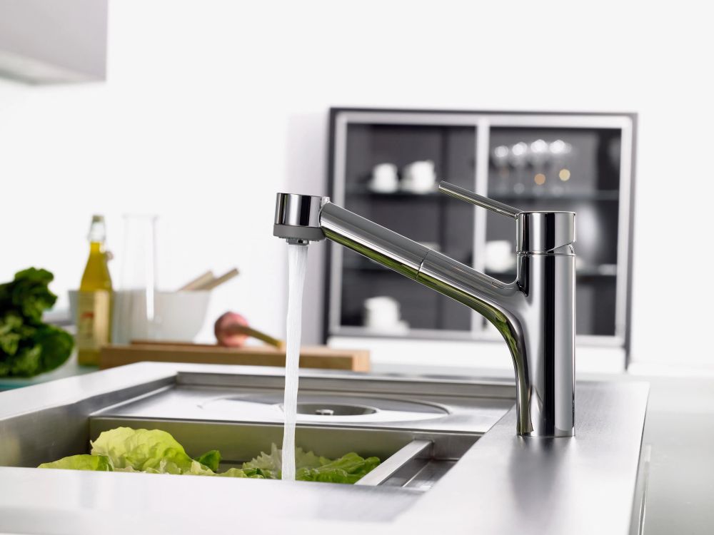 Змішувач для кухні Hansgrohe Talis хром 32841000 з висувною лійкою