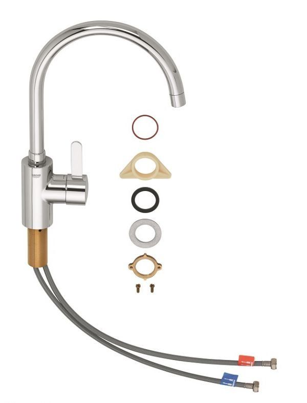 Змішувач для кухні Grohe Eurosmart Cosmopolitan хром 32843002