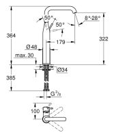 Змішувач для раковини Grohe Essence хром 32901001
