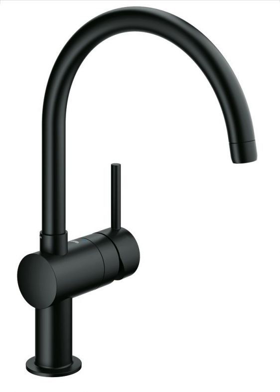 Змішувач для кухні Grohe Minta чорний оксамит 32917KS0