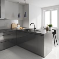 Змішувач для кухні Grohe Minta чорний оксамит 32917KS0