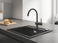 Змішувач для кухні Grohe Minta чорний оксамит 32917KS0