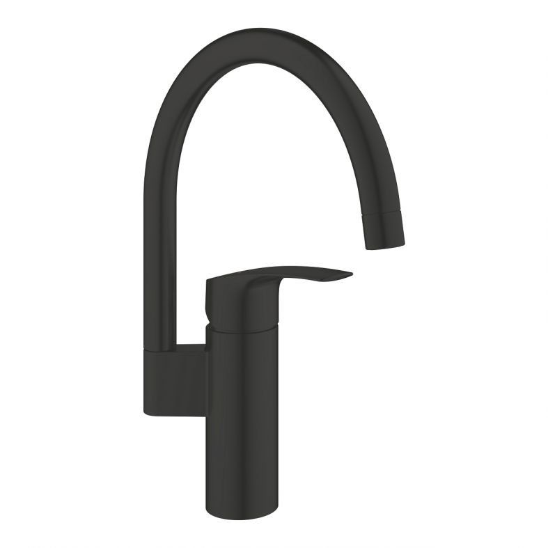 Змішувач для кухні Grohe Eurosmart New чорний матовий 332022433