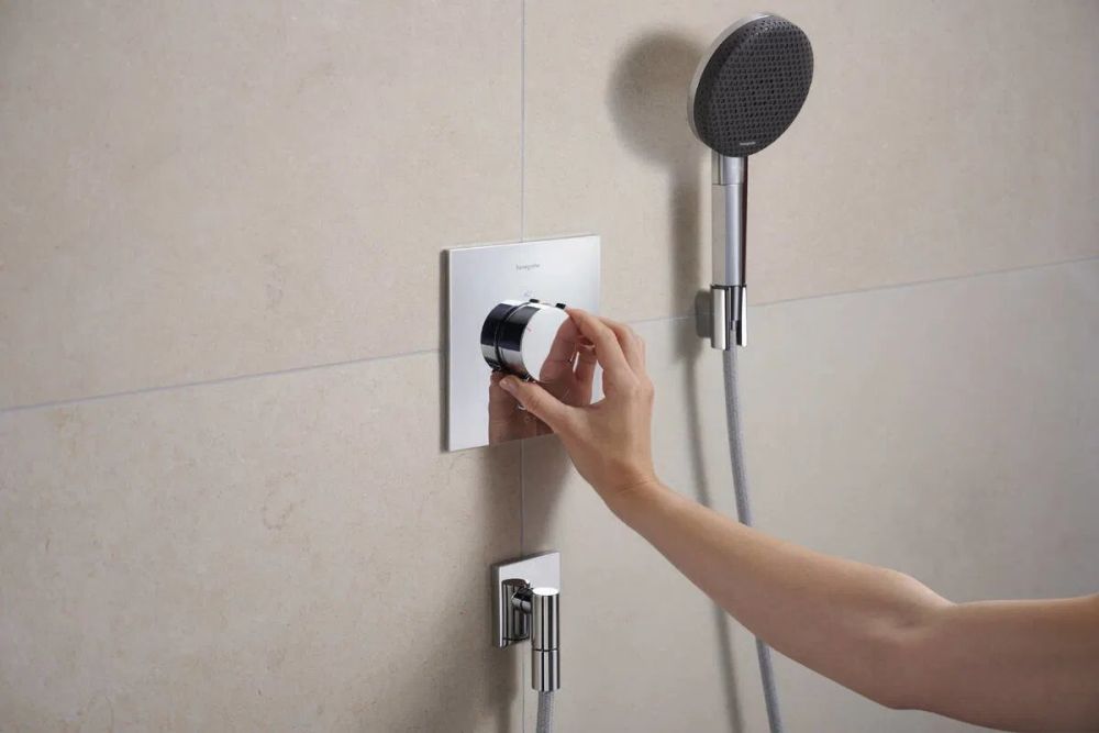 Змішувач прихованого монтажу Hansgrohe Ecostat Comfort E хром 33710000