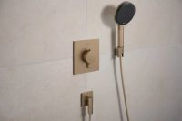 Змішувач прихованого монтажу Hansgrohe Ecostat Comfort E бронза 33710140