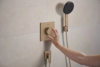 Змішувач прихованого монтажу Hansgrohe Ecostat Comfort E бронза 33710140