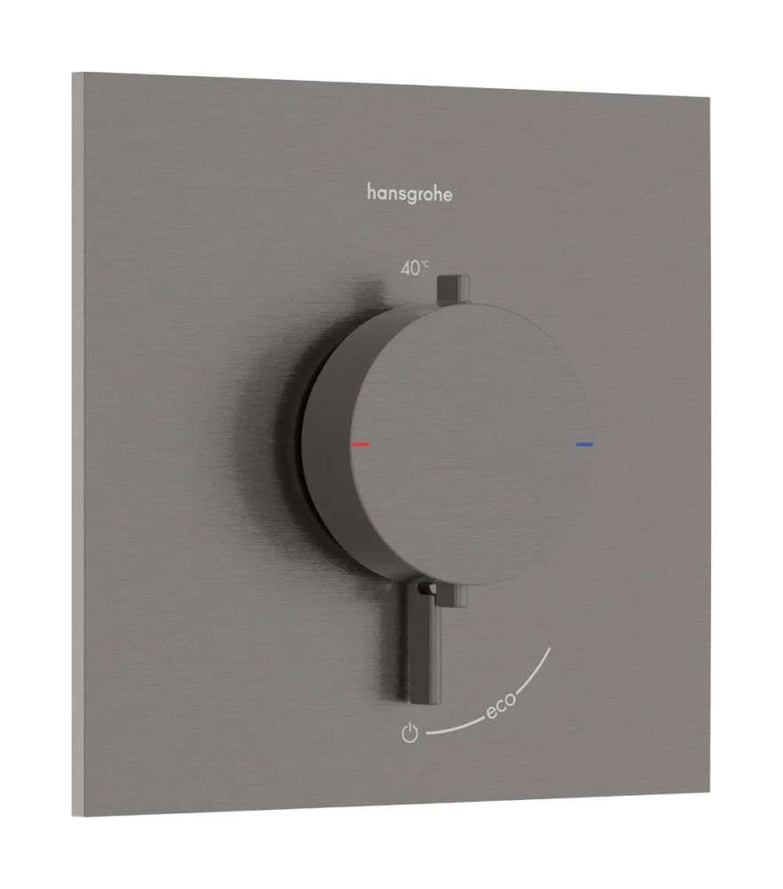 Змішувач прихованого монтажу Hansgrohe Ecostat Comfort E чорний матовий хром 33710340