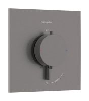 Змішувач прихованого монтажу Hansgrohe Ecostat Comfort E чорний матовий хром 33710340