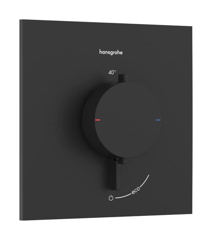 Змішувач прихованого монтажу Hansgrohe Ecostat Comfort E чорний матовий 33710670