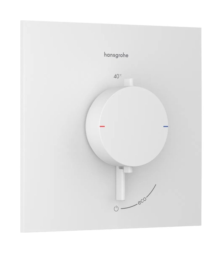 Змішувач прихованого монтажу Hansgrohe Ecostat Comfort E білий матовий 33710700