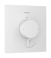 Змішувач прихованого монтажу Hansgrohe Ecostat Comfort E білий матовий 33710700