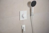 Змішувач прихованого монтажу Hansgrohe Ecostat Comfort E білий матовий 33710700