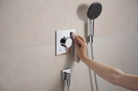 Змішувач прихованого монтажу Hansgrohe Ecostat Comfort E хром 33711000