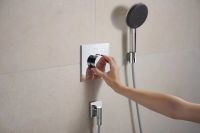 Змішувач прихованого монтажу Hansgrohe Ecostat Comfort E хром 33711000