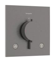 Змішувач прихованого монтажу Hansgrohe Ecostat Comfort E чорний матовий хром 33711340