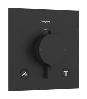 Змішувач прихованого монтажу Hansgrohe Ecostat Comfort E чорний матовий 33711670