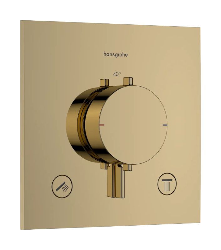 Змішувач прихованого монтажу Hansgrohe Ecostat Comfort E золото 33711990