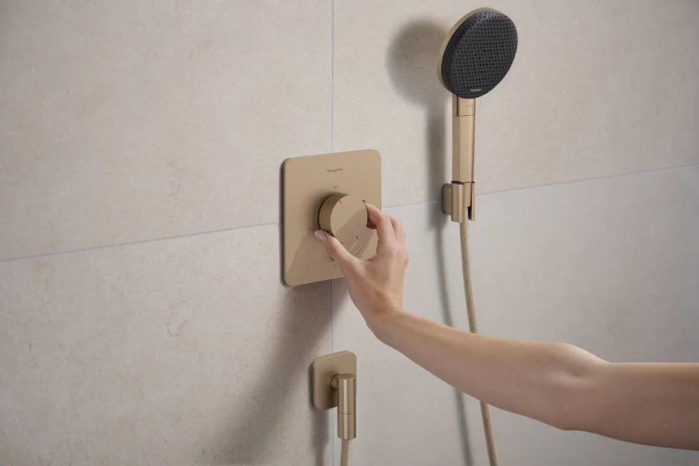 Змішувач прихованого монтажу Hansgrohe Ecostat Comfort Q бронза 33712140