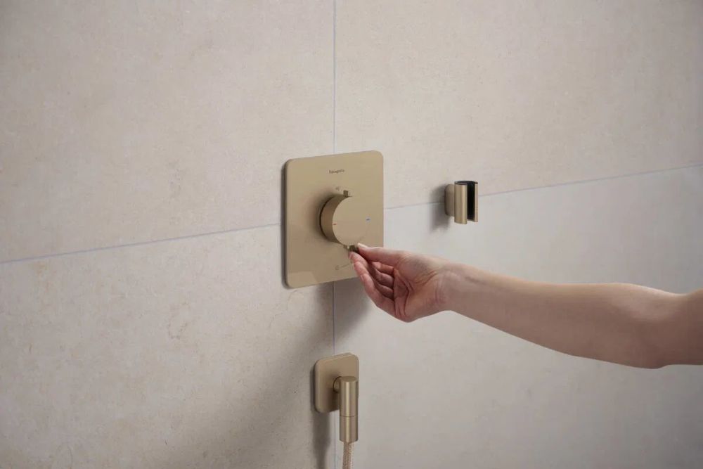 Змішувач прихованого монтажу Hansgrohe Ecostat Comfort Q бронза 33712140