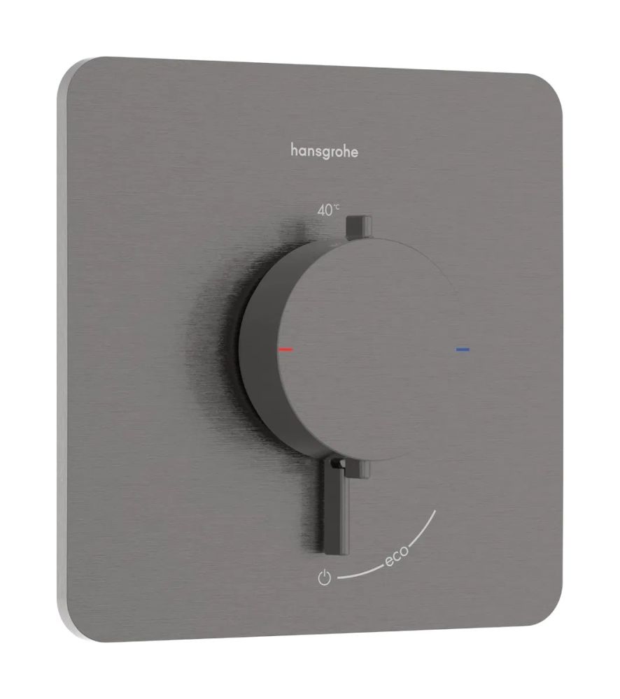 Змішувач прихованого монтажу Hansgrohe Ecostat Comfort Q чорний матовий хром 33712340