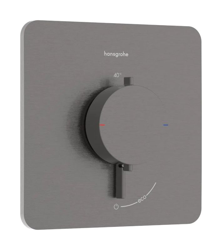 Змішувач прихованого монтажу Hansgrohe Ecostat Comfort Q чорний матовий хром 33712340