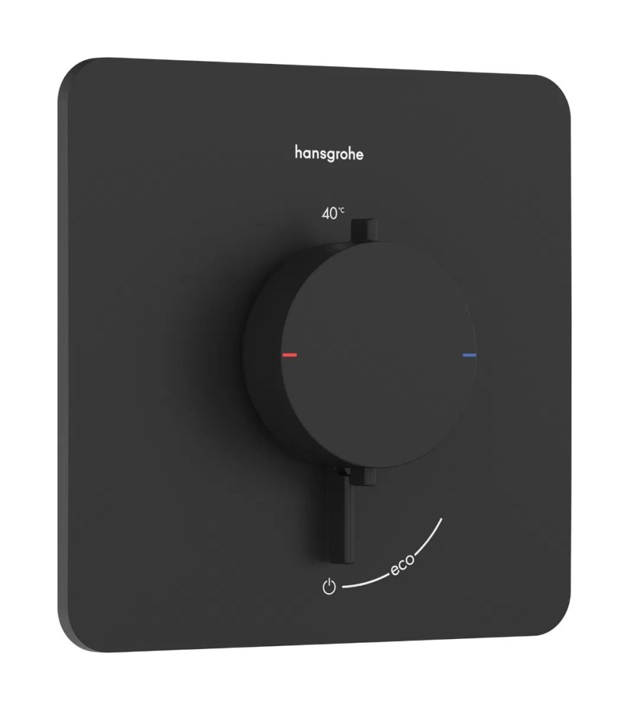 Змішувач прихованого монтажу Hansgrohe Ecostat Comfort Q чорний матовий 33712670