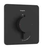 Змішувач прихованого монтажу Hansgrohe Ecostat Comfort Q чорний матовий 33712670