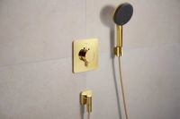 Змішувач прихованого монтажу Hansgrohe Ecostat Comfort Q золото 33712990