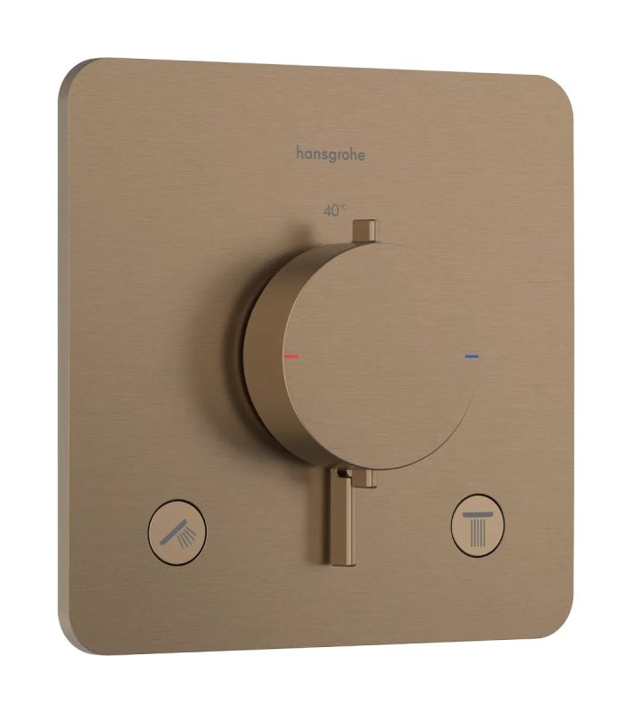 Змішувач прихованого монтажу Hansgrohe Ecostat Comfort Q бронза 33713140