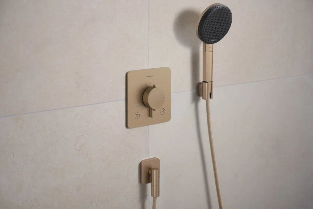 Змішувач прихованого монтажу Hansgrohe Ecostat Comfort Q бронза 33713140