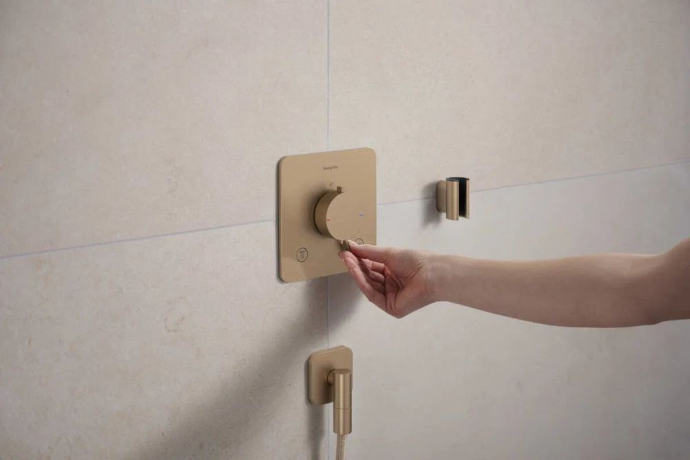 Змішувач прихованого монтажу Hansgrohe Ecostat Comfort Q бронза 33713140
