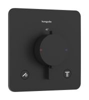 Змішувач прихованого монтажу Hansgrohe Ecostat Comfort Q чорний матовий 33713670