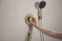Змішувач прихованого монтажу Hansgrohe Ecostat Comfort S бронза 33714140