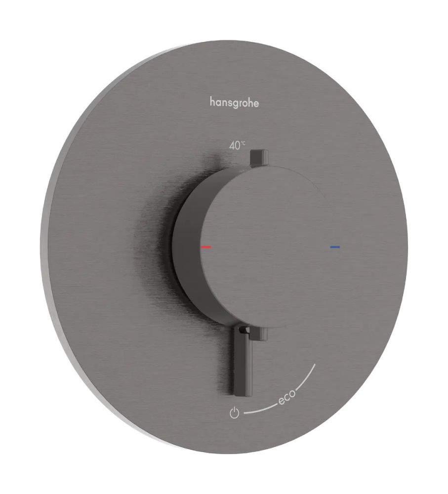 Змішувач прихованого монтажу Hansgrohe Ecostat Comfort S чорний матовий хром 33714340