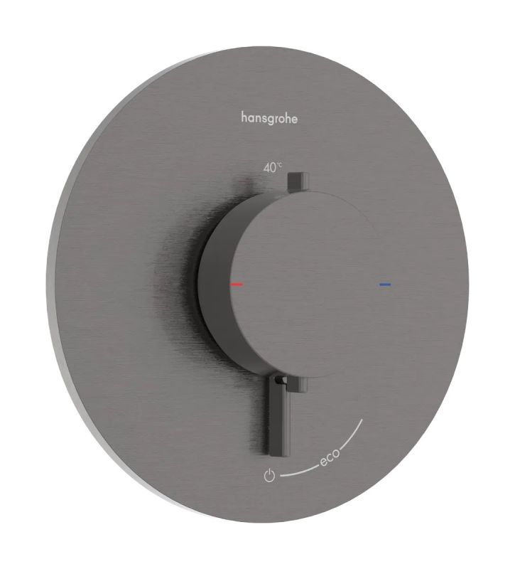 Змішувач прихованого монтажу Hansgrohe Ecostat Comfort S чорний матовий хром 33714340