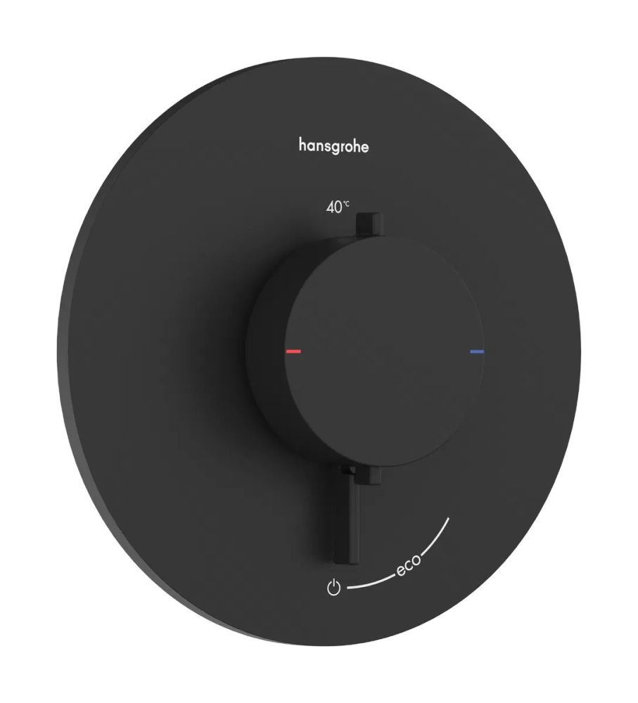 Змішувач прихованого монтажу Hansgrohe Ecostat Comfort S чорний матовий хром 33714670
