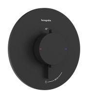 Змішувач прихованого монтажу Hansgrohe Ecostat Comfort S чорний матовий хром 33714670