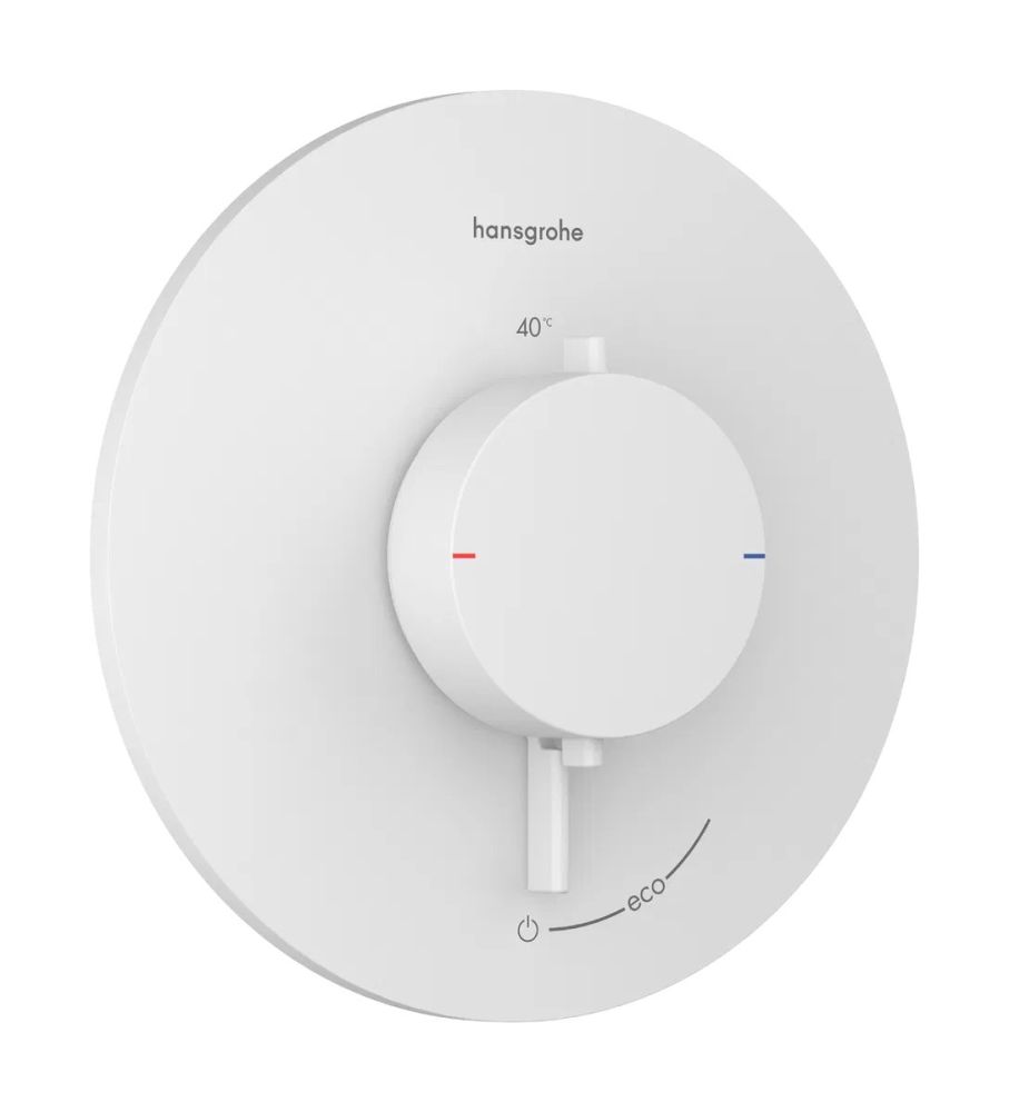 Змішувач прихованого монтажу Hansgrohe Ecostat Comfort S білий матовий 33714700